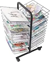 26-Layer Art Drying Rack, Metal Color Coating Stand-Alone Rack, Suitable for Home and Art School Oil Painting Drying