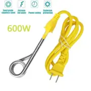 600W Travel Electric Water Heater Element Mini Boiler Hot Water Coffee Immersion