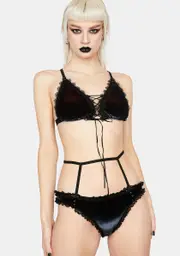 [Devil Fashion] Lace Bikini Set