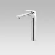 Bathroom Solid Brass Chrome Tall Basin Mixer Tap Vanity Top Tap