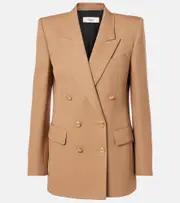 [Chloe] Chloé Wool grain de poudre blazer AU 12 brown