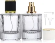 Segbeauty Perfume Containers Refillable, 2 Pcs 50Ml Glass Perfume Atomizer, P...