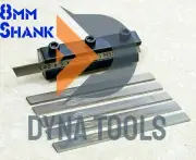 MINI LATHE CUT OFF PARTING TOOL HOLDER 8MM SHANK + 6x HSS BLADE 1.45 x 5 x 63MM