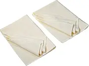 KRISMYA 2 Pack Linen Bread Proofing Towels Linen Cloth Flour Sack Towels, 13 x 19 inches for Bread Baking Fermenting Baguettes, Loaves
