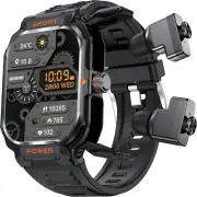 Fitness Smart Watch with Headphones 2 in HD Screen Answer/Make Call Android IOS