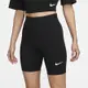 NIKE AS W NSW NK CLSC HR 8IN SHORT 女緊身短褲-黑-DV7798010