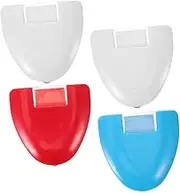 ARTIBETTER 4pcs Fabric Marking Tool Triangle Shaped Chalk Marker Durable Plastic Tracing Wheel for Sewing Lightweight Tailors Chalk for Accurate Fabric Marking and Positioning