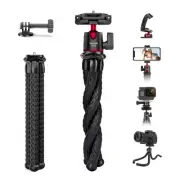 Camera Tripod, Flexible Tripod Stand for Phone with Cold Shoe Phone Mount for...