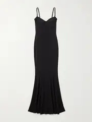 [Norma Kamali] Norma Kamali - Stretch-jersey Maxi Dress - Black - small small Black