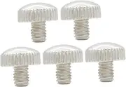 FUNOMOCYA 5Pcs Trumpet Pull Ring Screws Replacement Parts for Musical Instruments Easy to Install Durable Accessory for Trumpet Maintenance and Repair