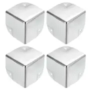 Metal Box Corner Protectors Box Edge Guard Protector 50 x 50 x 50mm Silver 16pcs
