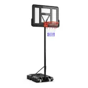 Costway 1.97-2.67M Adjustable Basketball Hoop Stand System Training Ring