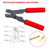 Crimper Crimp Tool Portable Hand Crimping Tool Plier Terminals Crimpper 4 in 1