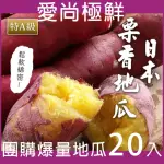 【愛尚極鮮】團購爆量必買特A級日本栗香地瓜20包組(270-300G/包)