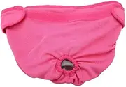 EZONEDEAL Reusable Dog Nappies Physiological Pants Underwear Female Pet Sanitary Pads Hygiene Diapers for Small Dogs (Pink Small)
