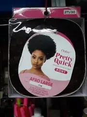 Drawstring Ponytail. Afro Large Color 2t1/30