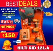 Hilti SID 121-A 12V 3,0 Ah NiMH CORDLESS DRILL, NEW, FREE T-SHIRT, HAT,FAST SHIP