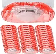 36 Pcs Smoke Detector Cover Smoke Alarm Dust Paint Cover for Home Fire Alarm, Red