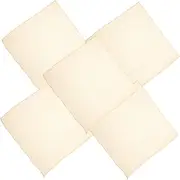 FELTECHELECTR 5pcs Pure Cotton Muslin Cloths Multipurpose for Cooking Baby Cheese Making Reusable Washable Hemmed Cheese Cloth Fabric