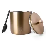 Vacuum Insulated Ice Bucket with Lid and Scoop | For Cocktail, Champagne, Win...