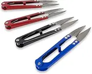 JKCrafts 4Pcs Thread Snips - Sewing Snippers - Mini Small Nippers Clipper - Cutter Tool for Fabric, Knitting, Yarn Scissors - Trimmer