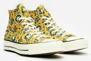Converse Chuck 70 Paisley Gold Floral Shoes 171073C Mens Sz 9 Womens 11