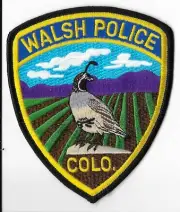 Walsh Police Department, Colorado Shoulder Patch