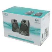 Logitech Z130 Full Stereo Sound 3.5mm Jack Compact Laptop Speakers