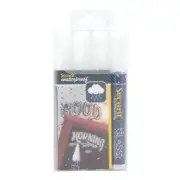 Securit Waterproof Chalk Markers Glass And Chalkboard White Pack 4 - SMA610-V4-W