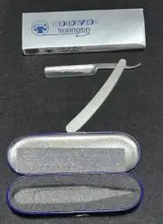 Dovo 5/8 Stainless Handle Solingen Germany Straight Razor Mint In Tin 4155846