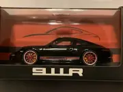 Porsche 911 R (991) Black / Red wheels LTD Rare! Spark 1:43