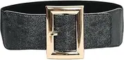 [Generic] Womens Wide Elastic Stretch Waist Belt Cinch Belt