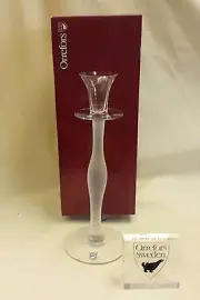 Orrefors Celeste Candlestick Candle Holder Frost 11 1/2"