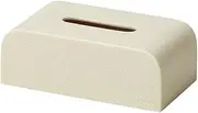 ideaco Soft Pack Bag, Dedicated Tissue Box, Width 8.7 x Depth 4.7 x Height 3.1 inches (22 x 12 x 8 cm), Tissue Case SP Stone Sand White