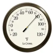 La Crosse T85562 8" Dial Weather-Resistant Thermometer (NEW)