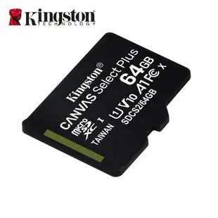 金士頓 64GB Kingston CANVAS Select PLUS 新版 microSDXC C10 U1 記憶卡