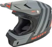 Scott 350 Evo Plus Dash, motocross helmet , color: Black/Orange , size: M