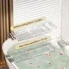 ﻿ Clear Premium-Bathtub Tray Caddy Expandable Bath Tray for Tub Bath Tub GXJ