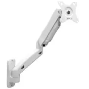 VIVO White Pneumatic Articulating Extended Arm, 17" to 32" Monitor Wall Mount