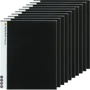 Marbig Display Books 20 Pocket A4 Black 10 Pack