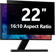 Computer Privacy Screen Protector 22 Inch for Acer Hp Dell Asus Samsung LG and More, Removable Security Shield Filter for 16:10 Aspect Ratio Monitor Like ViewSonic Sceptre AOC Koorui BenQ and More