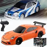 Drifty Boyz Rc Car Mini, Mini Drift Car,1/43 Rc DriftCar, Drifty Boyz MiniDrifter, DriftyBoyz Vapor Slide DriftRcCar, Driftyboyz RcCar, Remote Control Car,Remote Control DriftCar (Gyro,Orange)