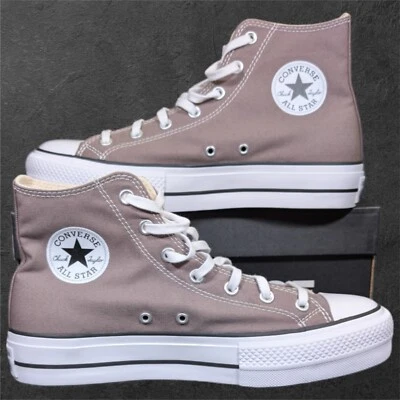 Converse Chuck Taylor All Star Sneaker CTAS Lift Hi Women's 10 Pure Pumice