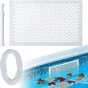 Uoqpty Pool Skimmer Screen | Pool Skimmer Screen Guard Cover | Anti Rust Debris Catcher Leaf Protection for Home Gymnasium School Pond