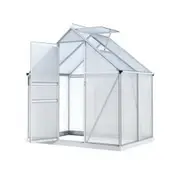 Green Fingers Greenhouse Aluminium Polycarbonate Premium Garden Storage Shed 3.1Mx1.9Mx2.0M