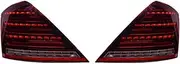 CLZCNQLX Car Lights Compatible for Benz W221 2006-2013 Rear Stop Lamp Brake Signal DRL Reverse Automotive Accessories(Red)