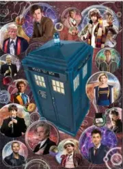 Canvas Poster Pictures for Home Decor - Dr Who Collage