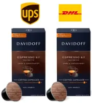 DAVIDOFF Espresso 57 Coffee Capsules - 11/12-10 Intensity 55g x 2 Pack ,
