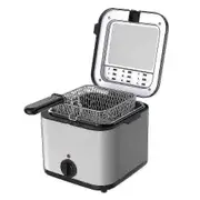 2.5l Electric Fryer Household Small 1000w High Power Multiple Function Stainless Steel Fryer Kebab French Fries Machine TA