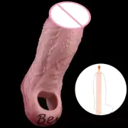 Super Soft Silicone Male Penis Enlarge Sleeve Delay Ejaculation With Ring ForMen